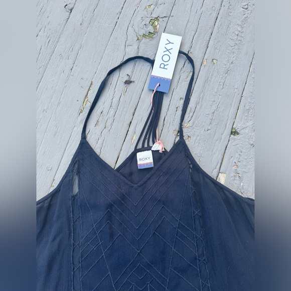 NWT • ROXY // STRAPPY TANK TOP - DEEP BLUE - Picture 6 of 9